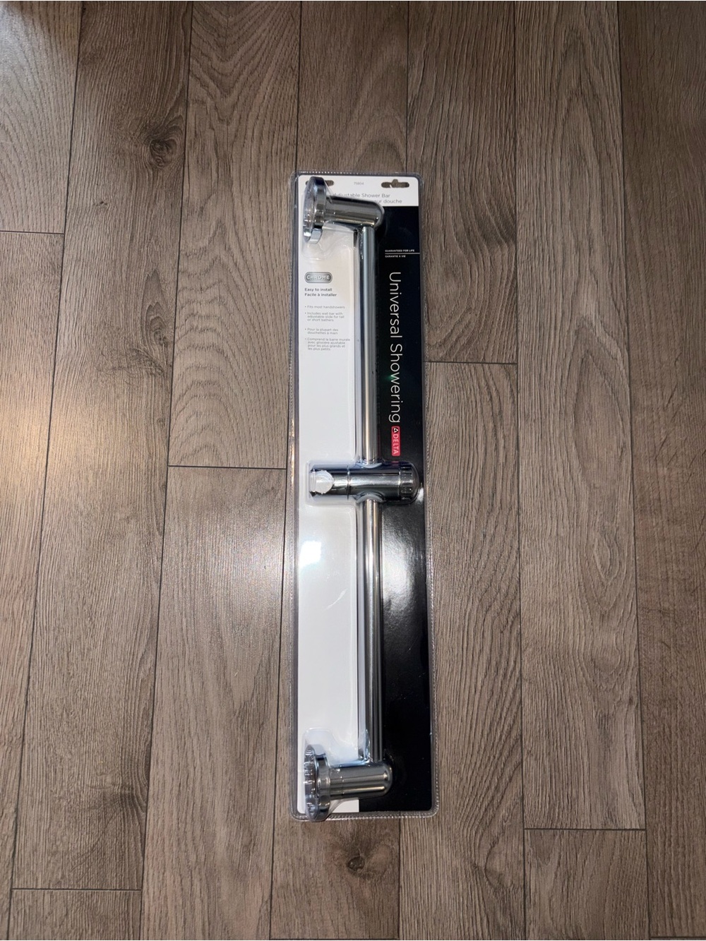 Delta Universal Adjustable Shower Wall Bar 24-in Chrome